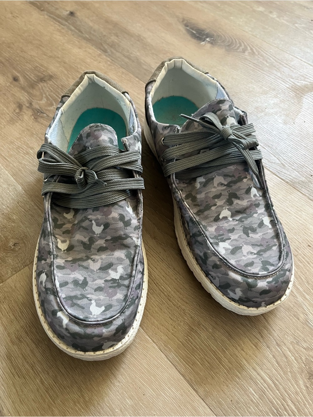 Chicken Print Shoes
